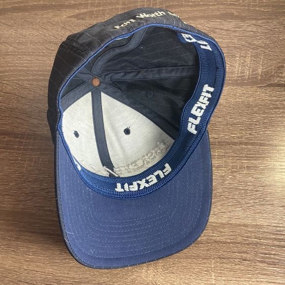 Vintage Small/Medium FlexFit Lusky’s /Ryon’s Stockyards Blue Fitted Hat - Picture 10 of 12